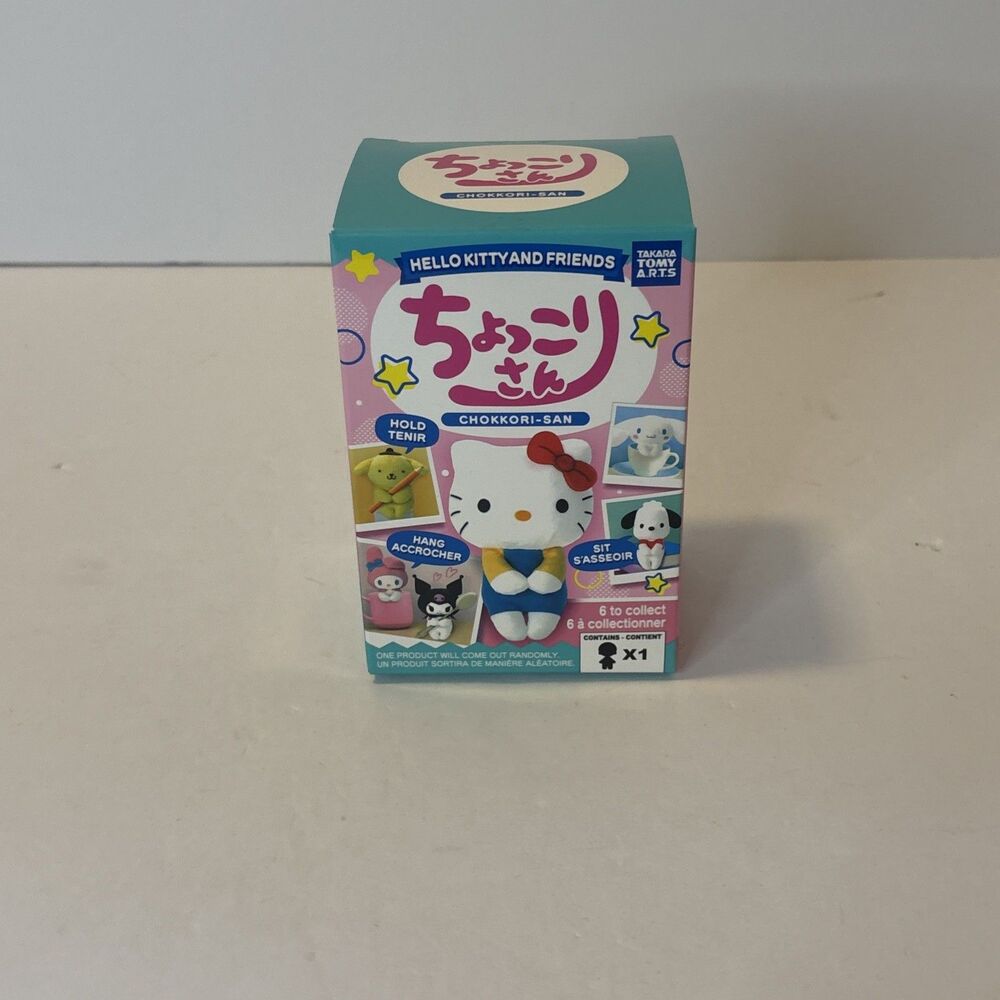 TakaraTOMY - Chokkori-san Hello Kitty and Friends: Plushie Blind Box; NEW MISB